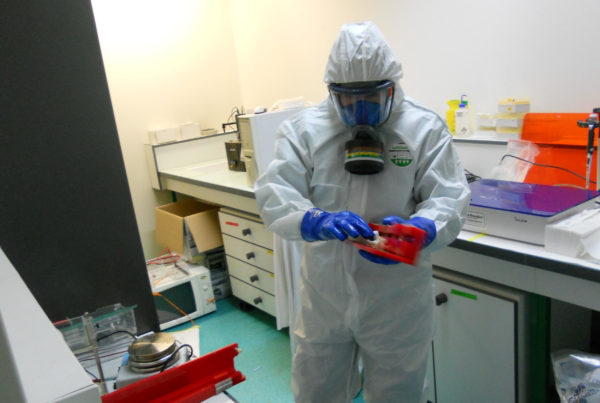 Décontamination d'un laboratoire contaminé au bromure d'éthidium par CURIUM