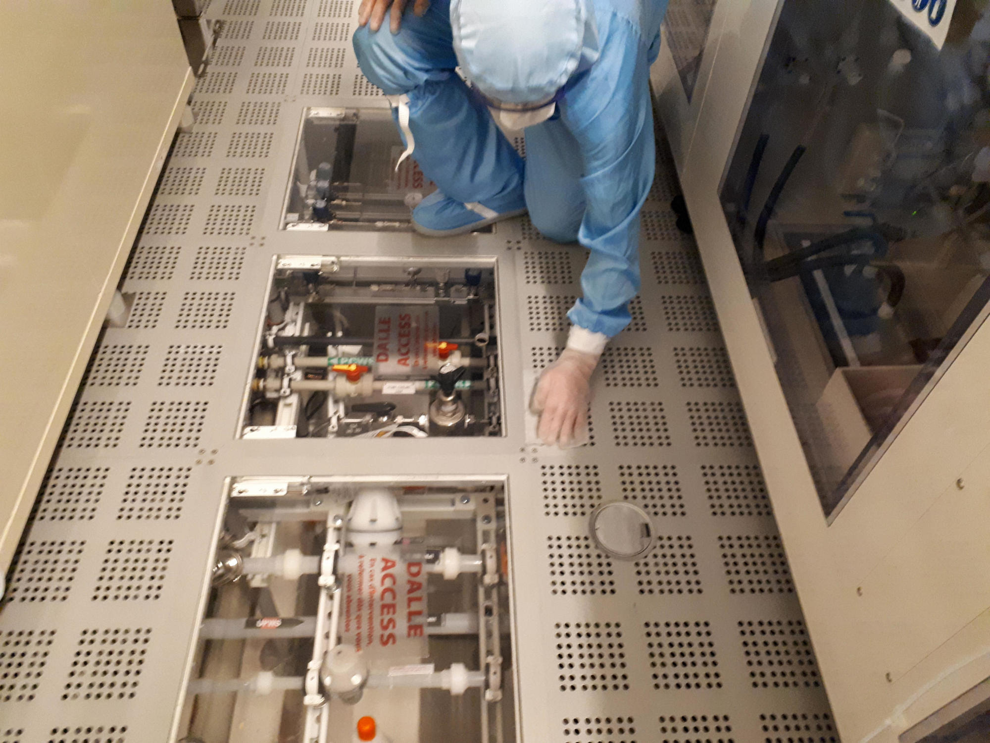 Décontamination arsenic, indium, gallium chez industriel microélectronique par CURIUM