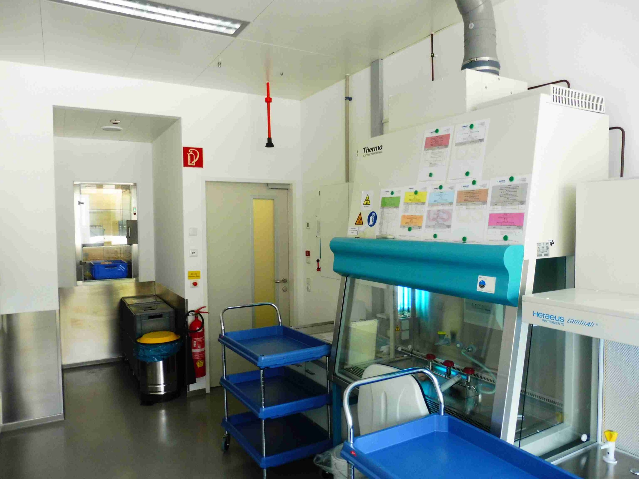 CURIUM réalise le diagnostic de contamination dans un laboratoire pharmaceutique